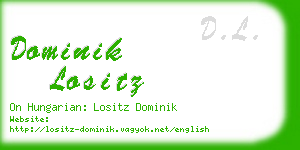 dominik lositz business card